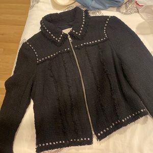 Rebecca Taylor studded tweed jacket